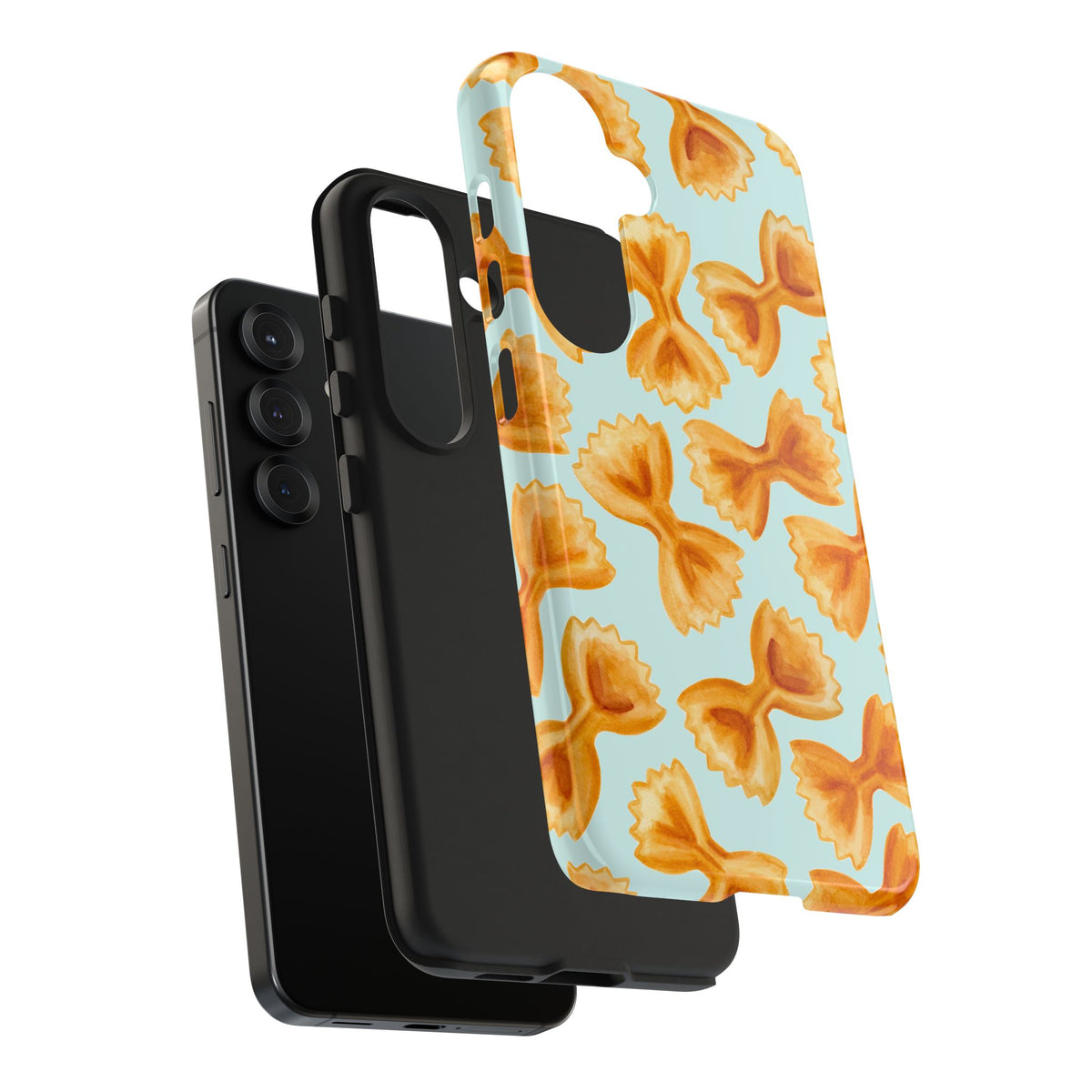 Copy of Copy of Copy of Copy of Tossed Farfalle Pasta Watercolor Illustrated Tough Phone Case | Various Models
