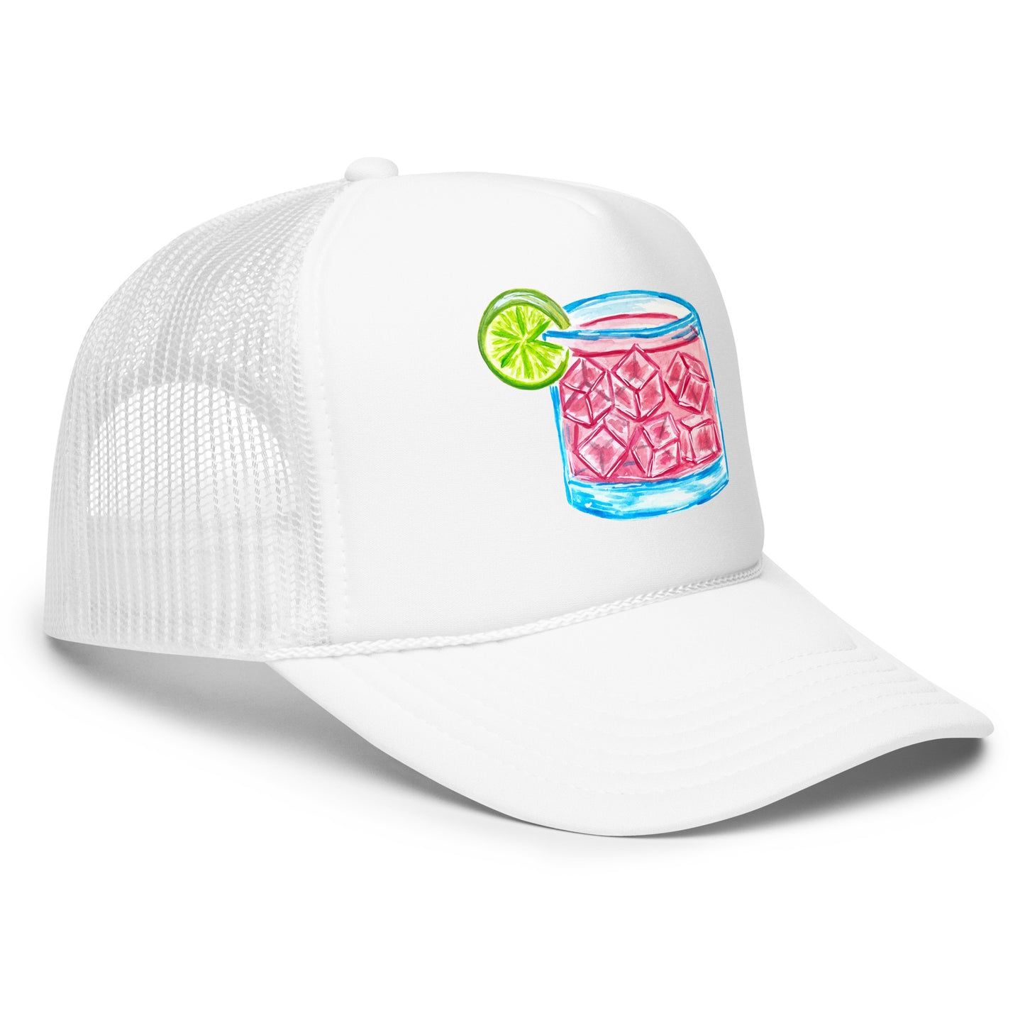 Paloma Watercolor Illustrated Foam Trucker Hat | 5 Colors