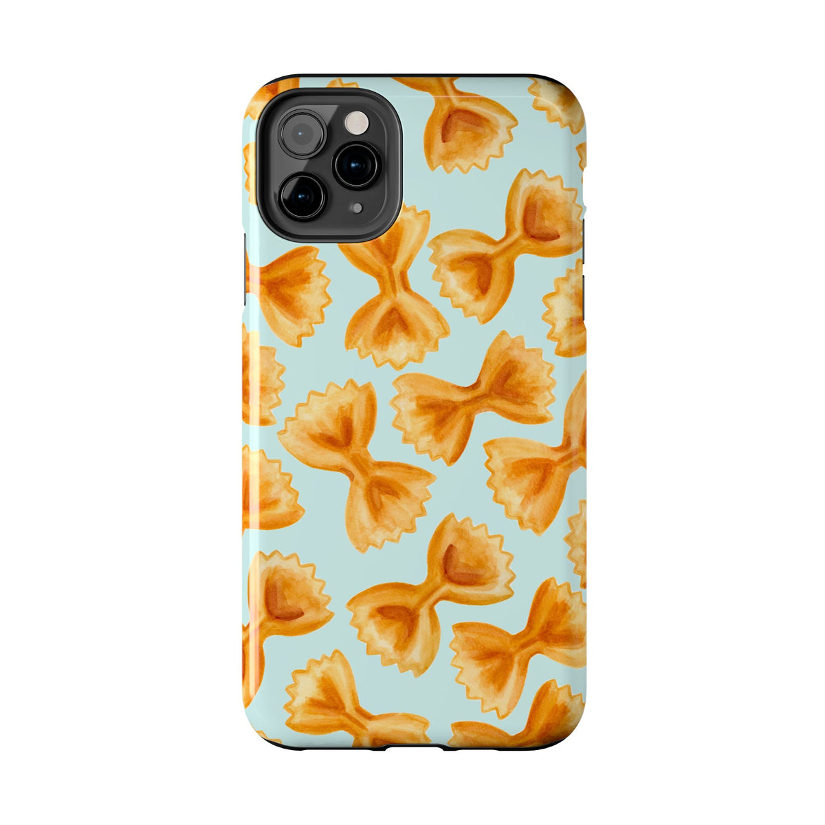 Copy of Copy of Copy of Copy of Tossed Farfalle Pasta Watercolor Illustrated Tough Phone Case | Various Models