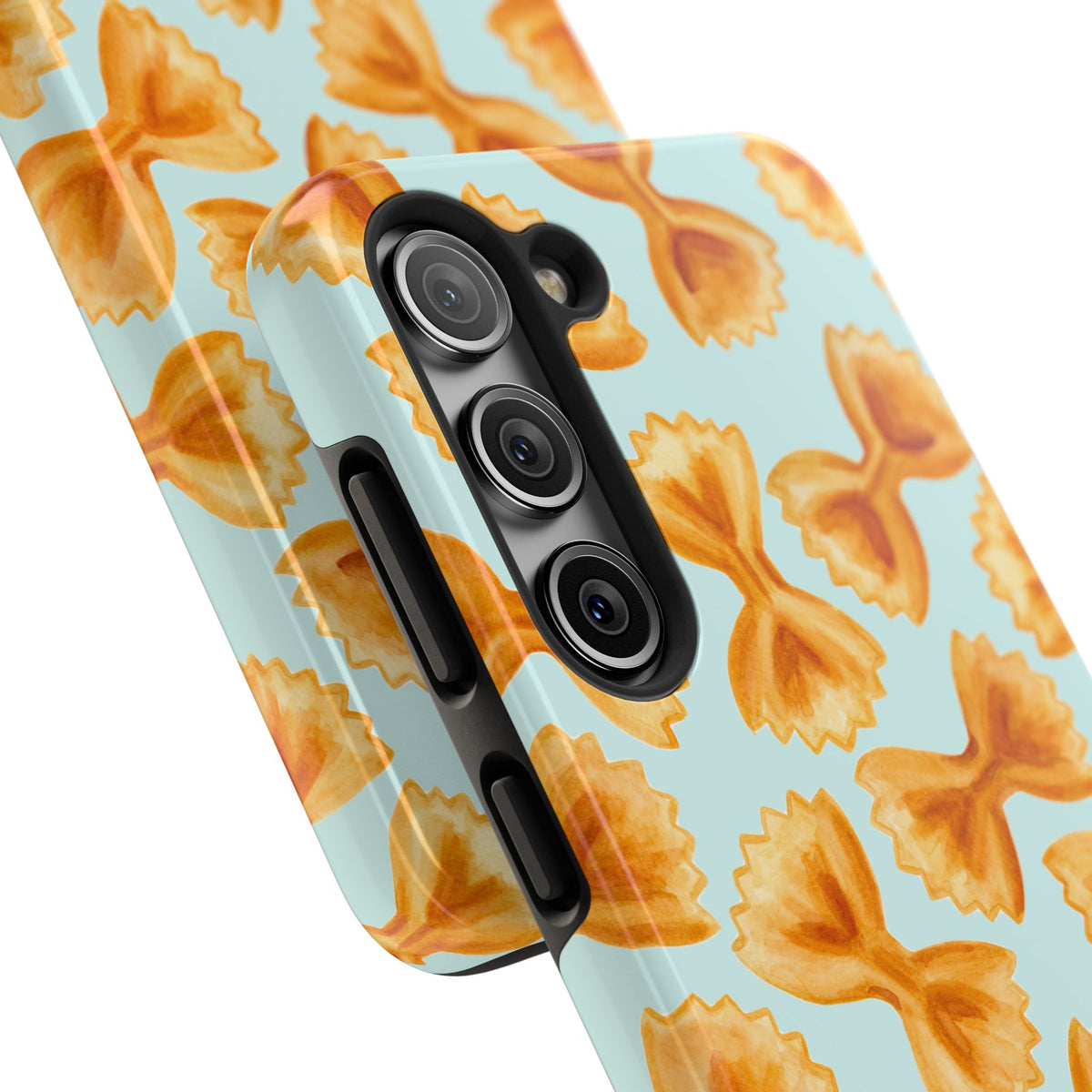 Copy of Copy of Copy of Copy of Tossed Farfalle Pasta Watercolor Illustrated Tough Phone Case | Various Models