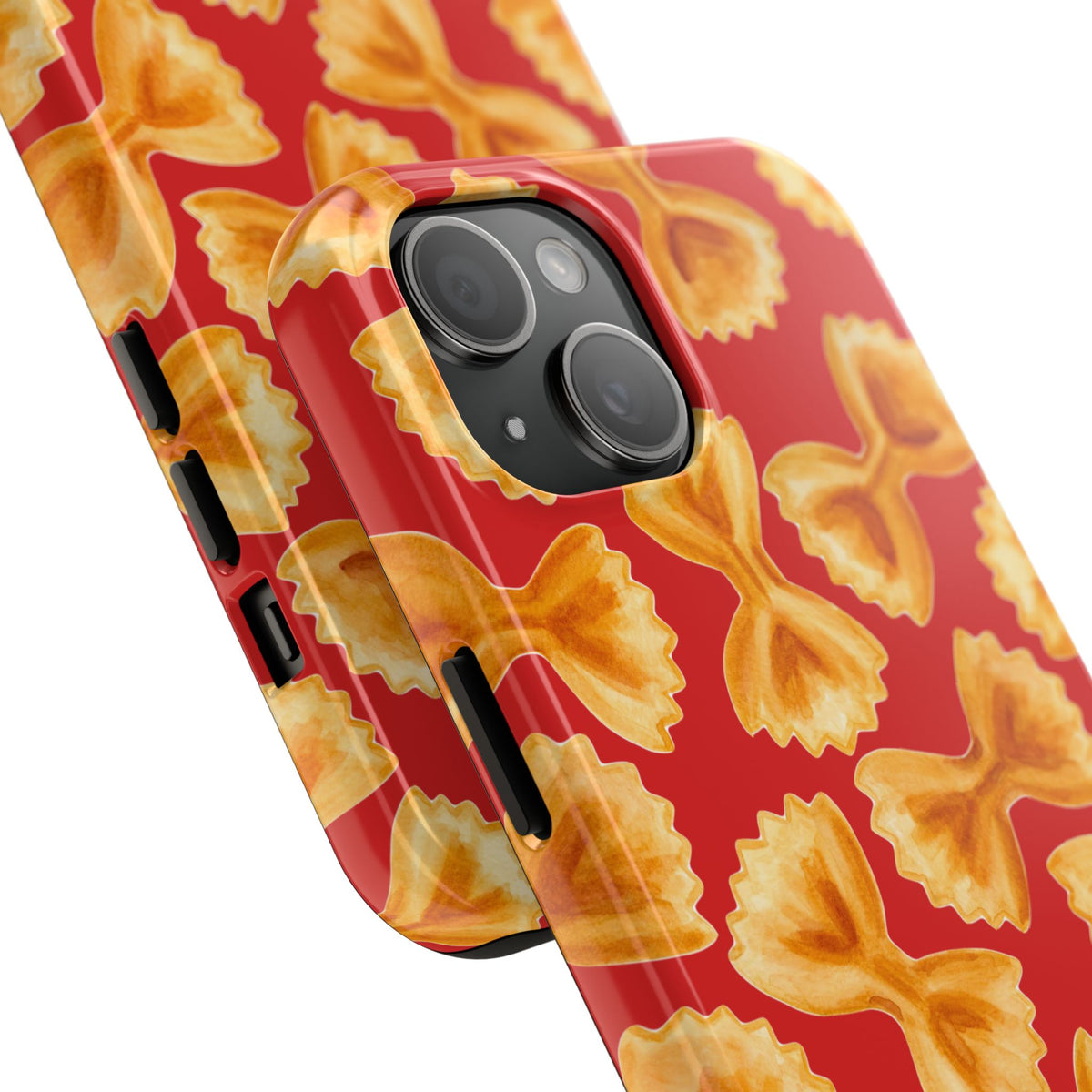 Copy of Tossed Farfalle Pasta Watercolor Illustrated Tough Phone Case | Various Models