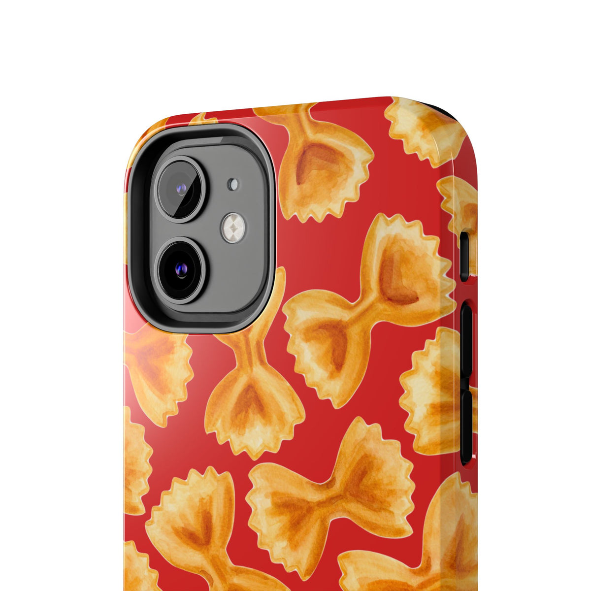 Copy of Tossed Farfalle Pasta Watercolor Illustrated Tough Phone Case | Various Models