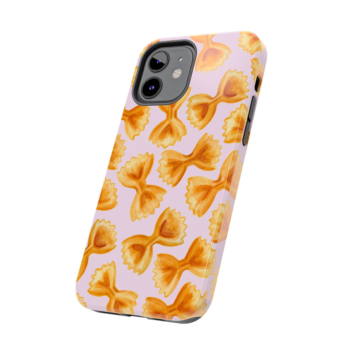 Copy of Copy of Copy of Tossed Farfalle Pasta Watercolor Illustrated Tough Phone Case | Various Models