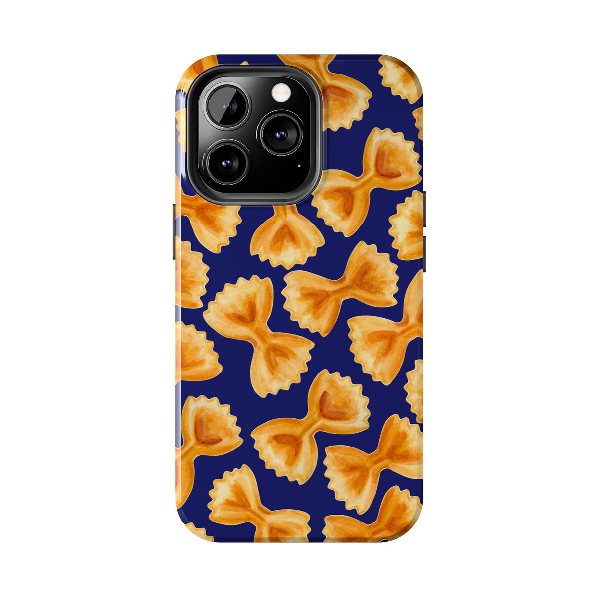 Copy of Copy of Tossed Farfalle Pasta Watercolor Illustrated Tough Phone Case | Various Models