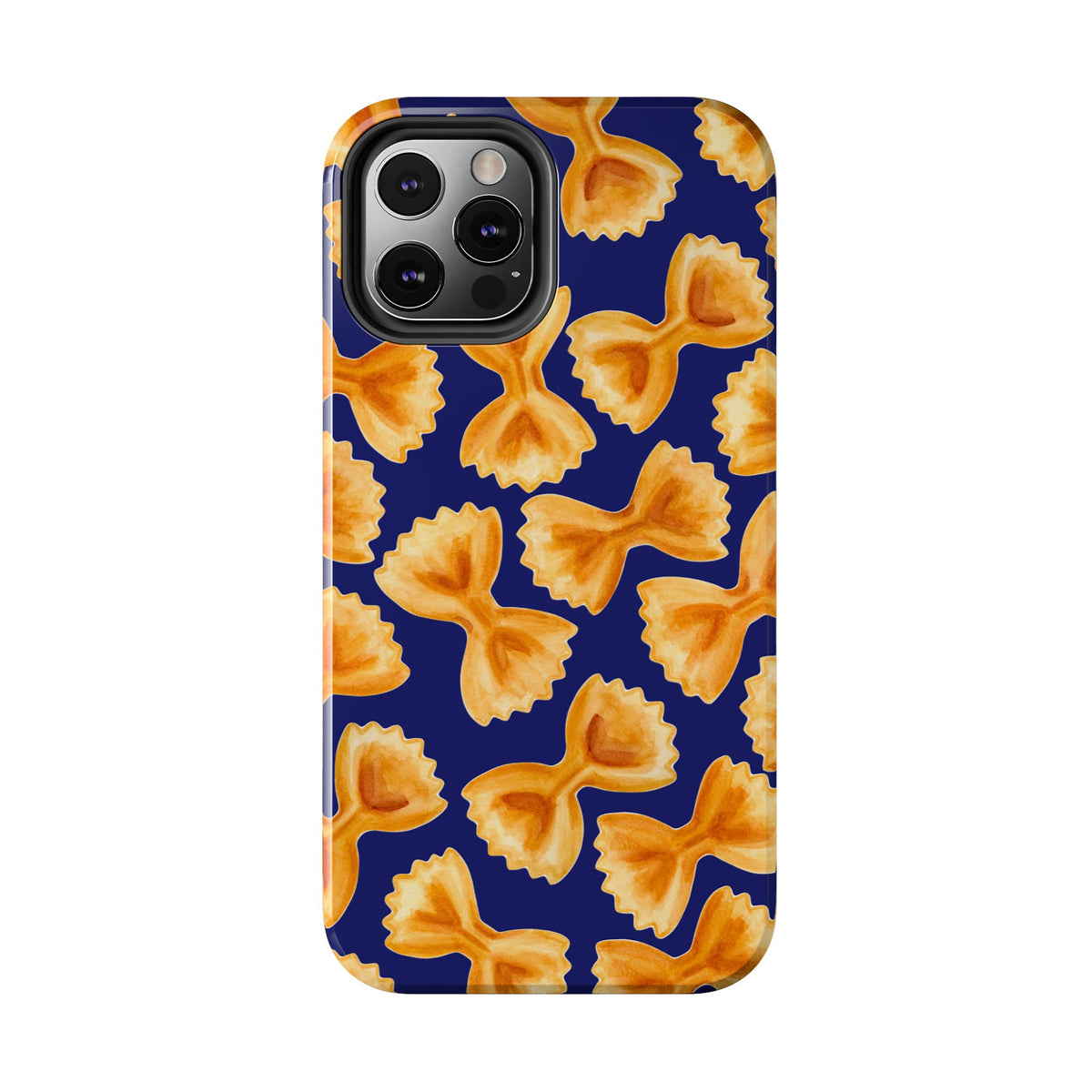 Copy of Copy of Tossed Farfalle Pasta Watercolor Illustrated Tough Phone Case | Various Models