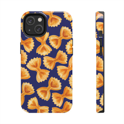 Copy of Copy of Tossed Farfalle Pasta Watercolor Illustrated Tough Phone Case | Various Models