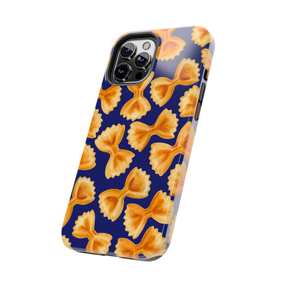 Copy of Copy of Tossed Farfalle Pasta Watercolor Illustrated Tough Phone Case | Various Models