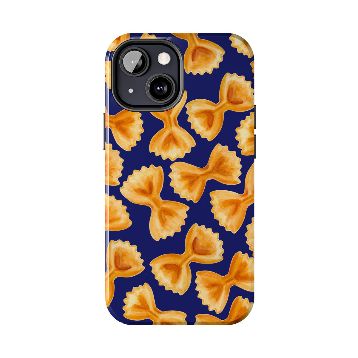 Copy of Copy of Tossed Farfalle Pasta Watercolor Illustrated Tough Phone Case | Various Models