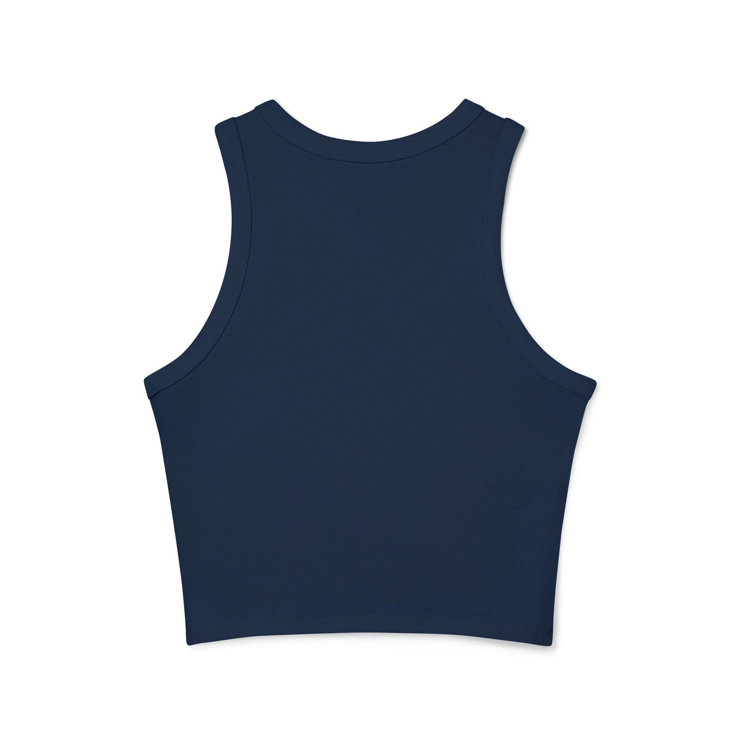 Red White & Blue Heart Shaped Glasses Printed Women's Micro Rib Racer Tank Top
