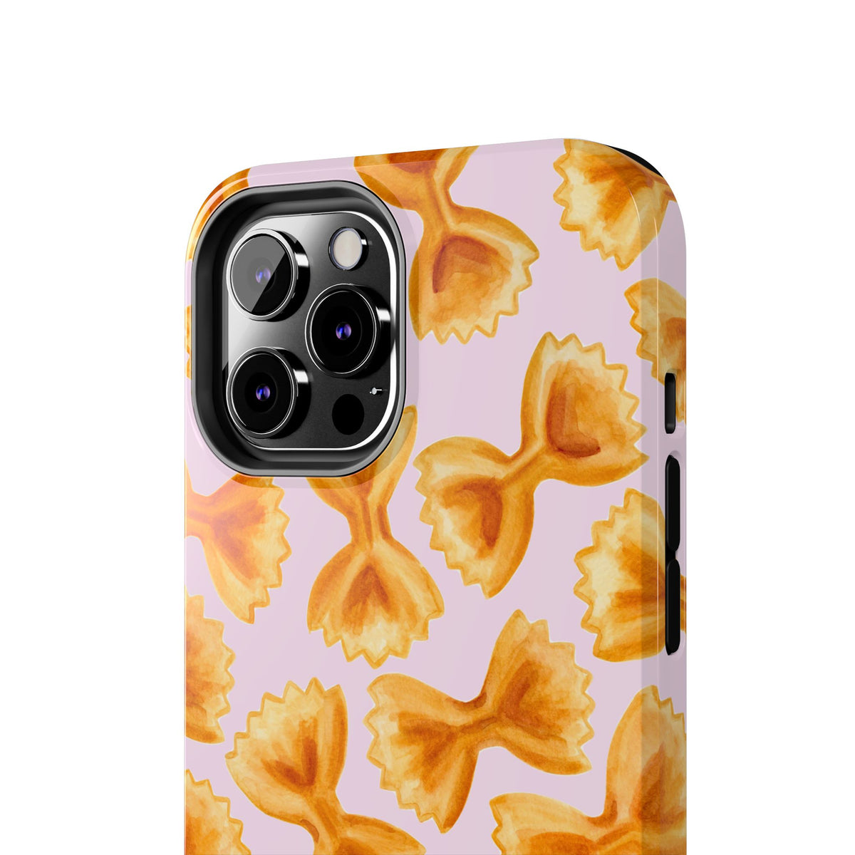 Copy of Copy of Copy of Tossed Farfalle Pasta Watercolor Illustrated Tough Phone Case | Various Models
