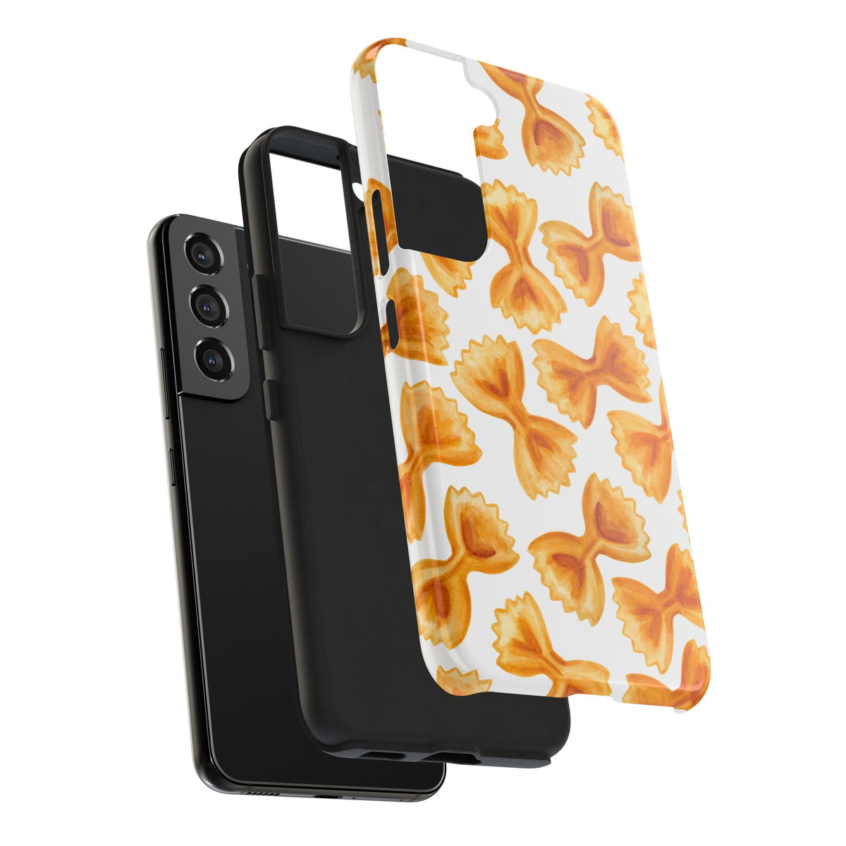 Copy of Copy of Copy of Copy of Tossed Farfalle Pasta Watercolor Illustrated Tough Phone Case | Various Models