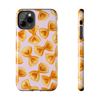 Copy of Copy of Copy of Tossed Farfalle Pasta Watercolor Illustrated Tough Phone Case | Various Models iPhone 11 Pro Max