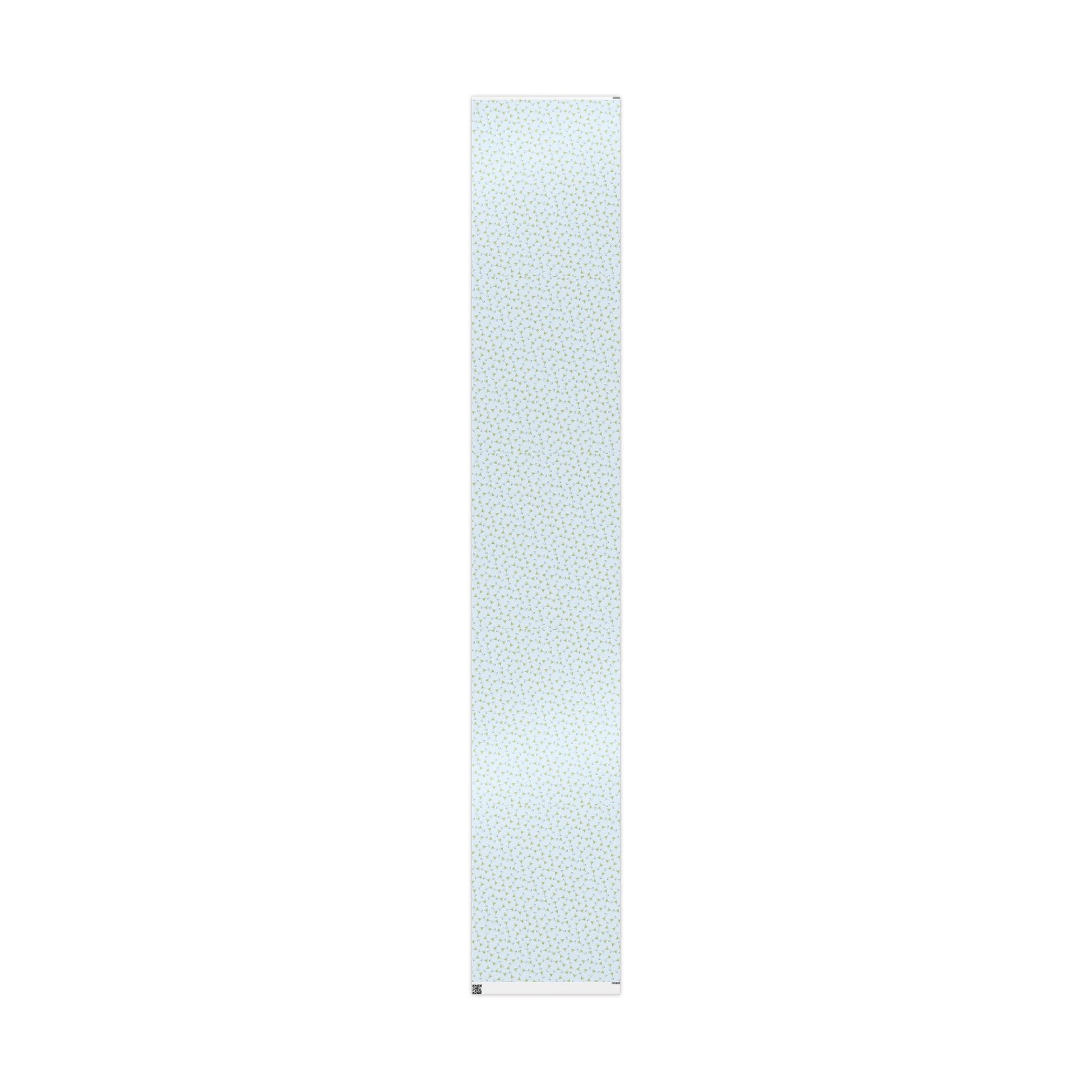 Gift Wrap| Mini Pale Blue Watercolor Martini Tossed Pattern | Matte or Glossy