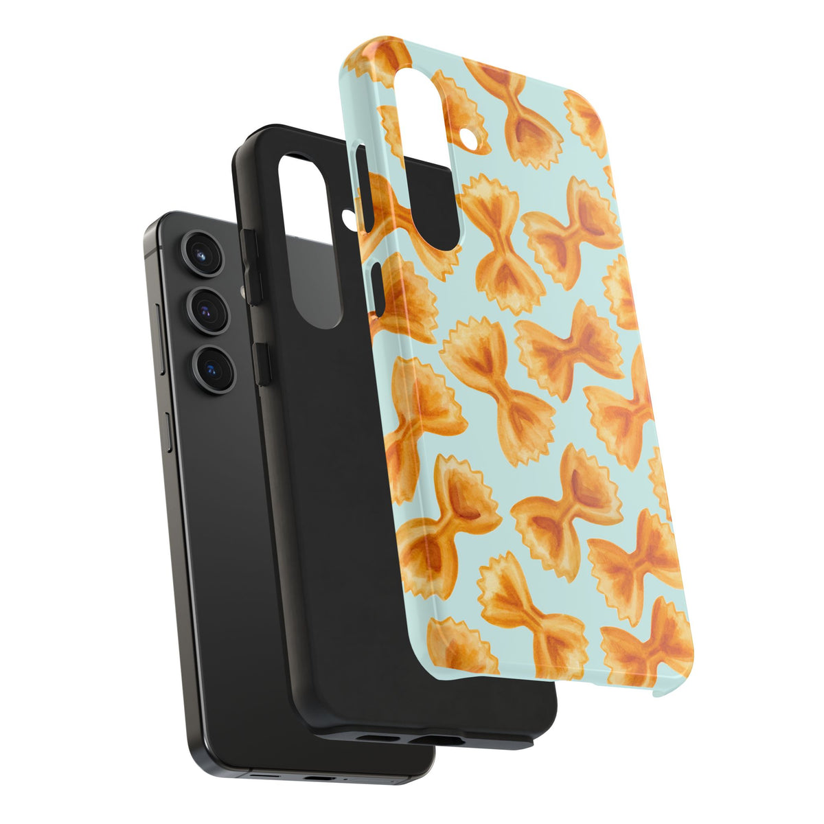 Copy of Copy of Copy of Copy of Tossed Farfalle Pasta Watercolor Illustrated Tough Phone Case | Various Models