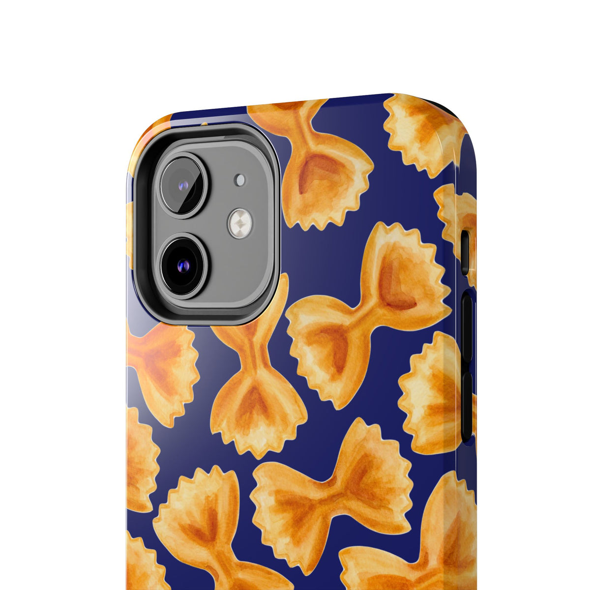 Copy of Copy of Tossed Farfalle Pasta Watercolor Illustrated Tough Phone Case | Various Models