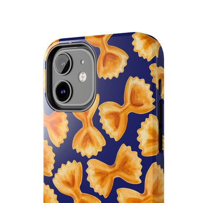 Copy of Copy of Tossed Farfalle Pasta Watercolor Illustrated Tough Phone Case | Various Models