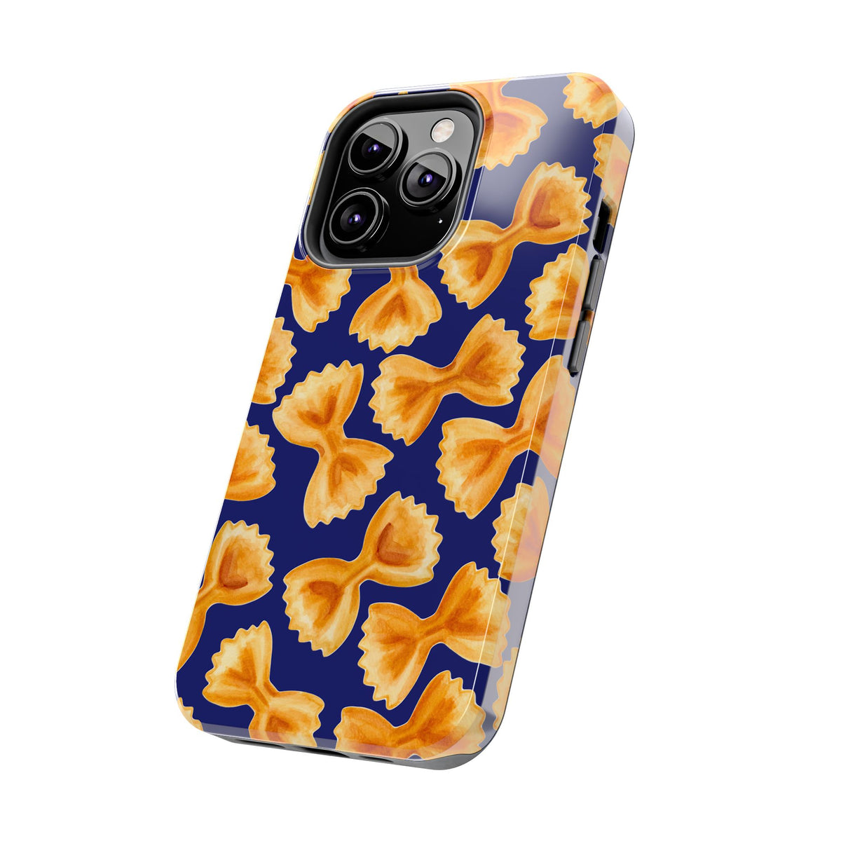Copy of Copy of Tossed Farfalle Pasta Watercolor Illustrated Tough Phone Case | Various Models