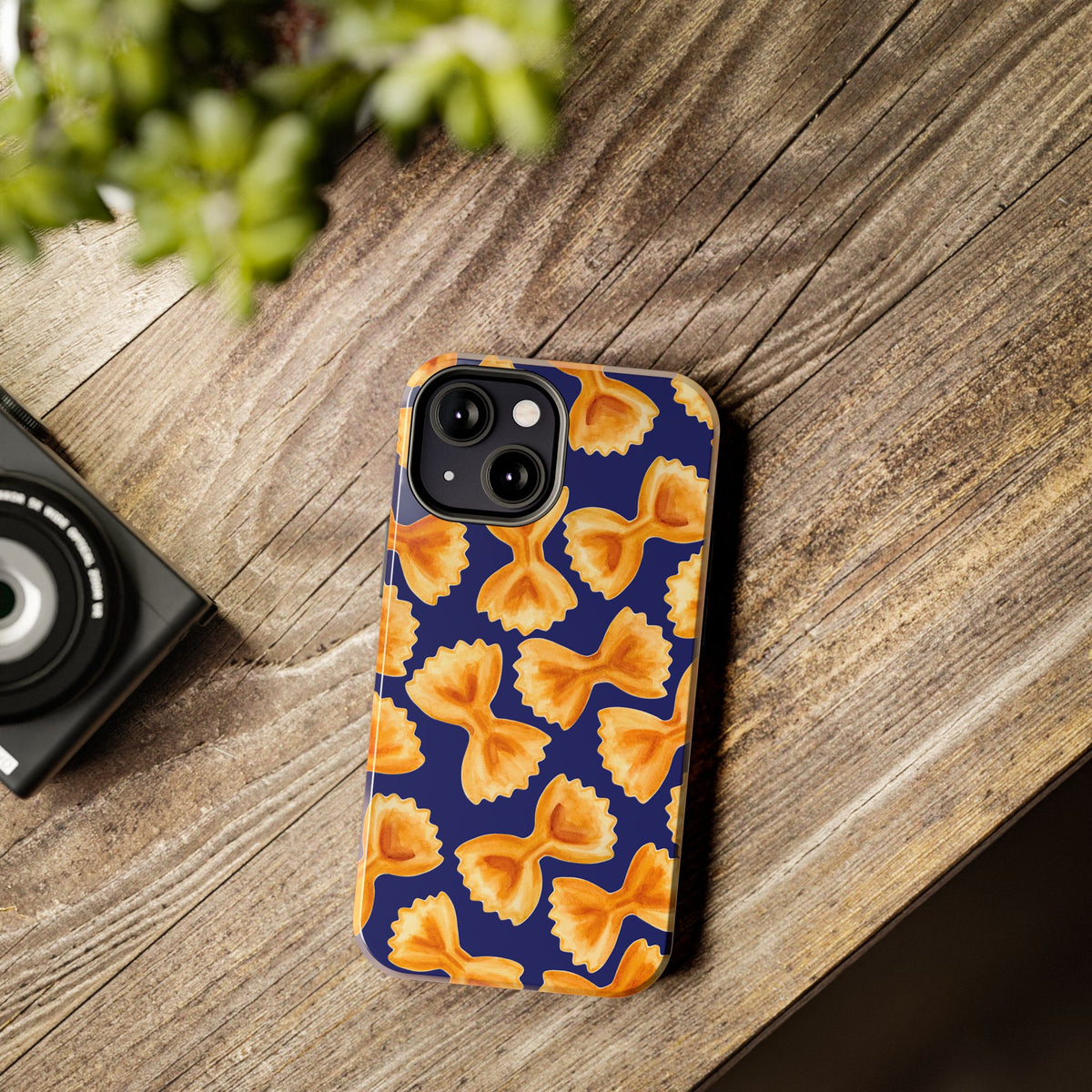 Copy of Copy of Tossed Farfalle Pasta Watercolor Illustrated Tough Phone Case | Various Models