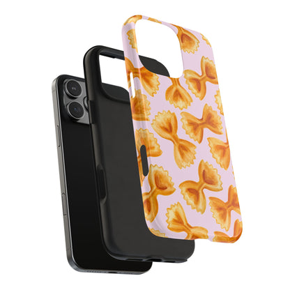 Copy of Copy of Copy of Tossed Farfalle Pasta Watercolor Illustrated Tough Phone Case | Various Models