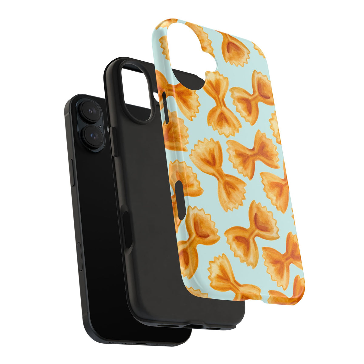 Copy of Copy of Copy of Copy of Tossed Farfalle Pasta Watercolor Illustrated Tough Phone Case | Various Models