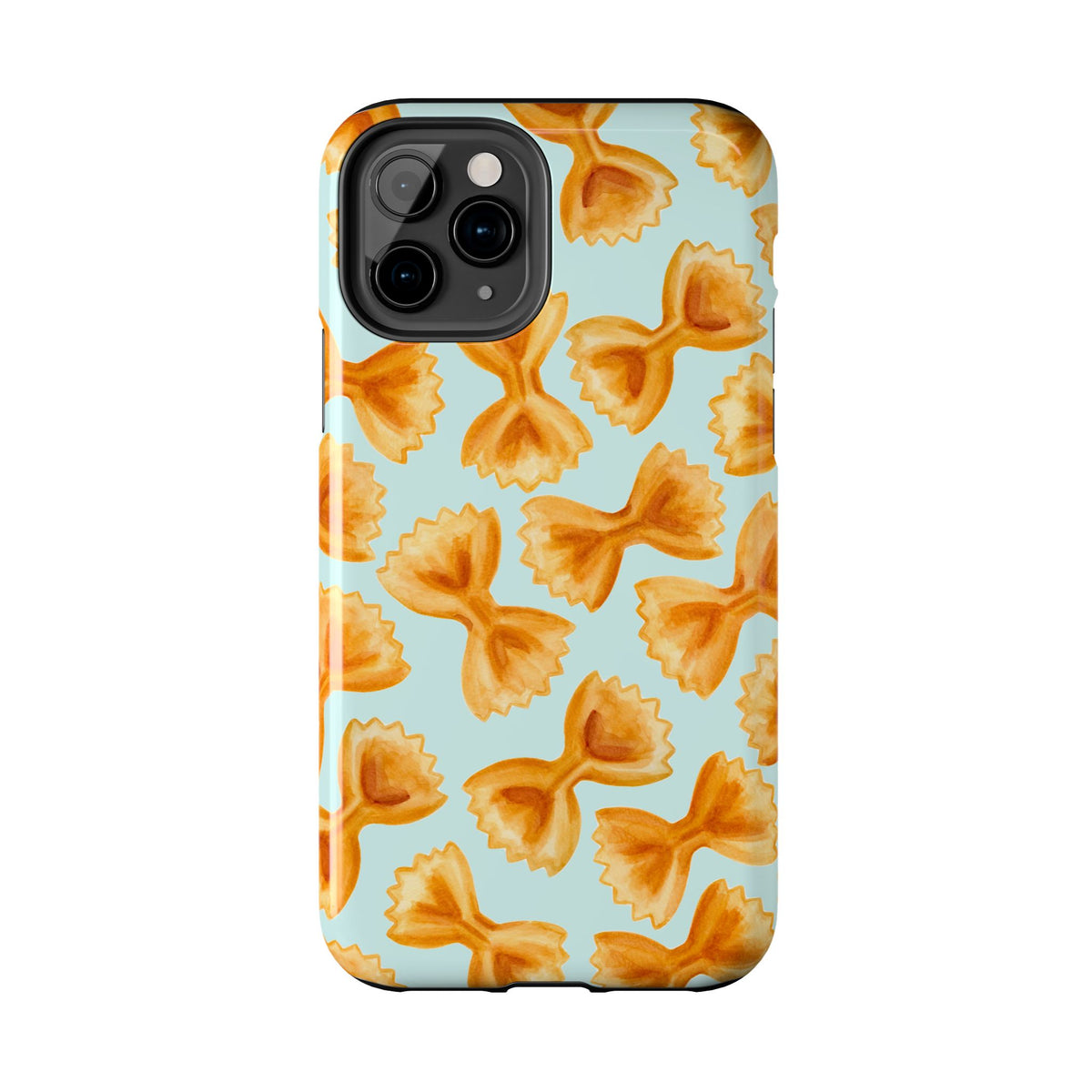 Copy of Copy of Copy of Copy of Tossed Farfalle Pasta Watercolor Illustrated Tough Phone Case | Various Models