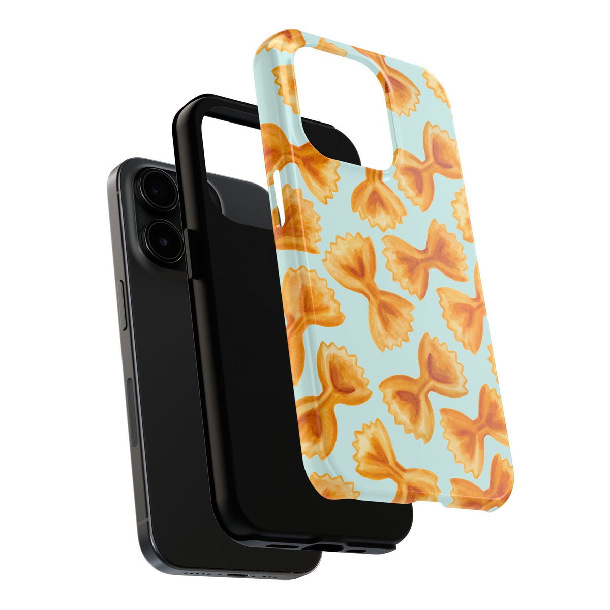 Copy of Copy of Copy of Copy of Tossed Farfalle Pasta Watercolor Illustrated Tough Phone Case | Various Models