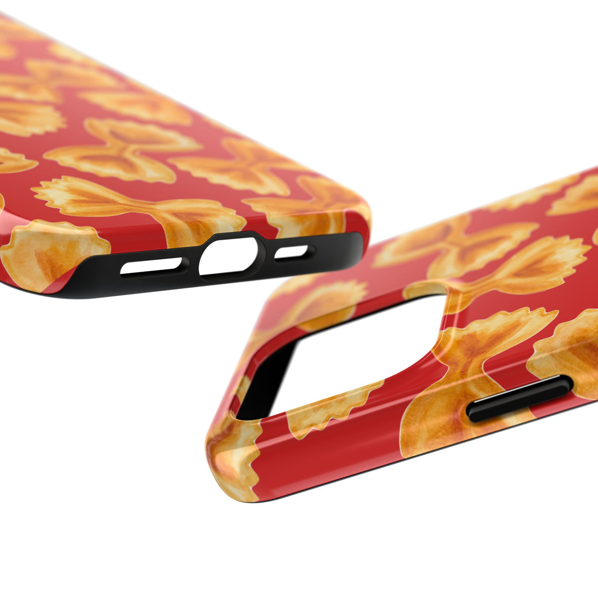 Copy of Tossed Farfalle Pasta Watercolor Illustrated Tough Phone Case | Various Models