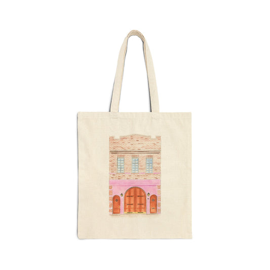 Canvas Tote | 23 Cornelia Street  Purple Watercolor | West Village Townhouse NYC Taylor Swiftie Lover Farmers Market