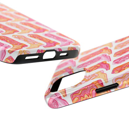 Rows of Hot Pink & Orange Cowboy Boots Tough Phone Cases | Various Models Available