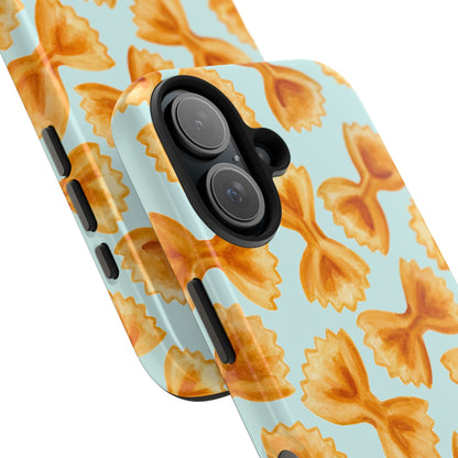 Copy of Copy of Copy of Copy of Tossed Farfalle Pasta Watercolor Illustrated Tough Phone Case | Various Models