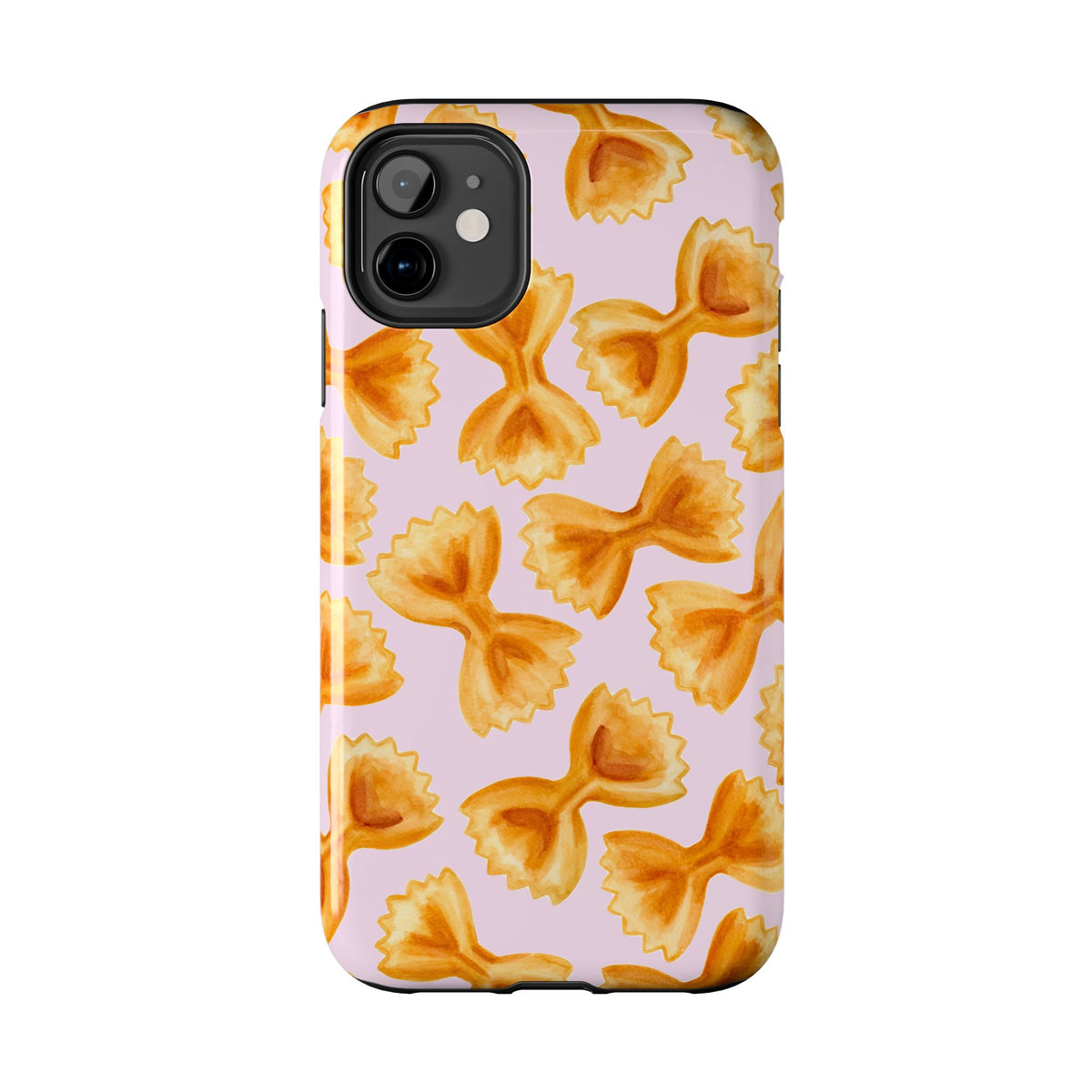 Copy of Copy of Copy of Tossed Farfalle Pasta Watercolor Illustrated Tough Phone Case | Various Models