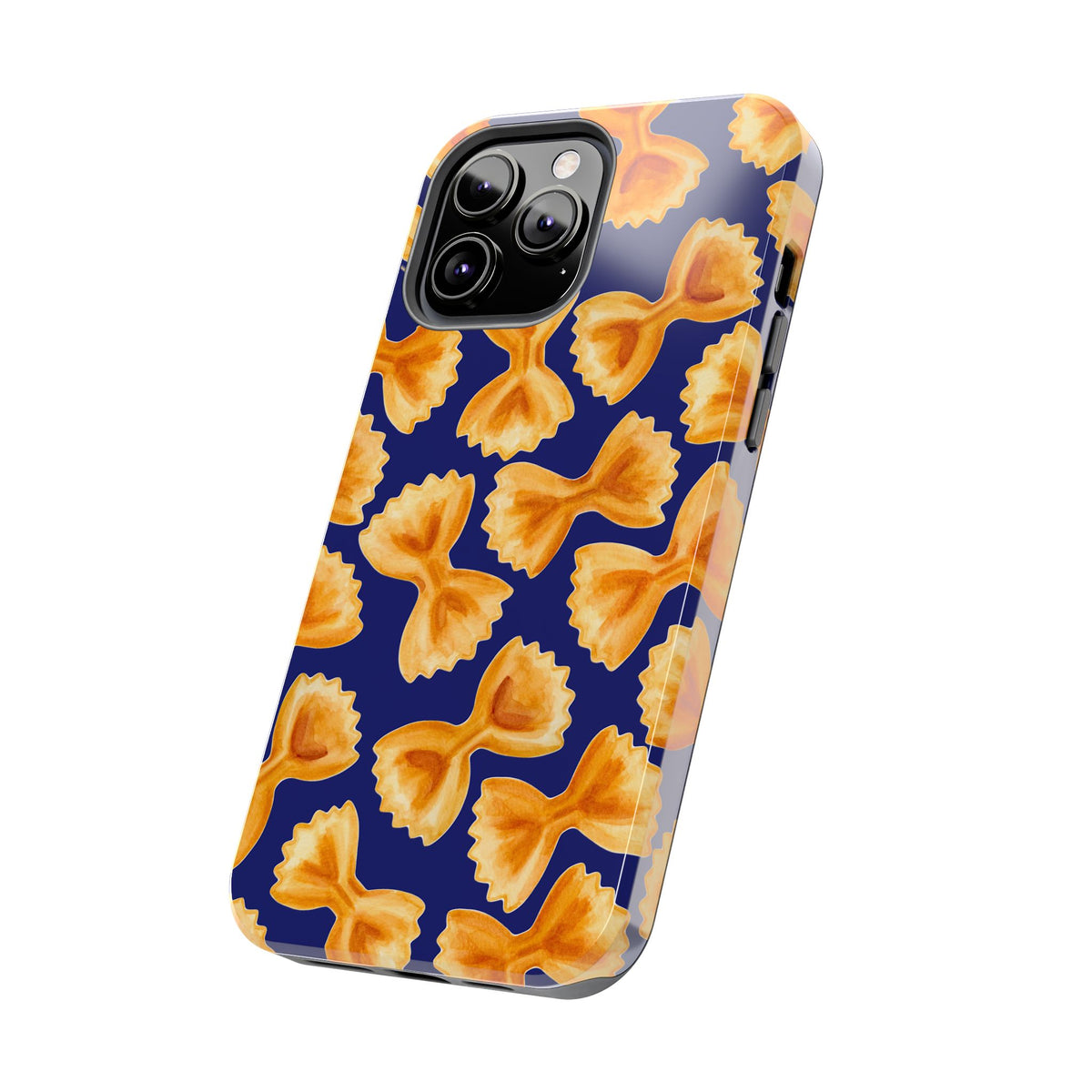 Copy of Copy of Tossed Farfalle Pasta Watercolor Illustrated Tough Phone Case | Various Models