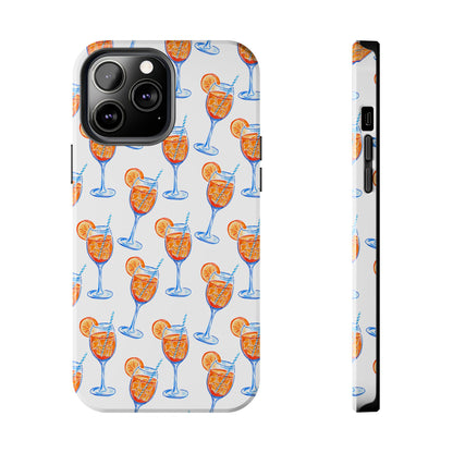 Aperol Spritz Watercolor Patterned Phone Case | Various Models iPhone 13 Pro Max