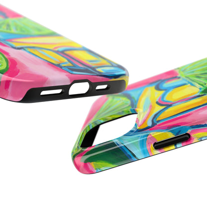 Pink Tequila Shot & Limes Acrylic Tough Phone Case | Various Models Available