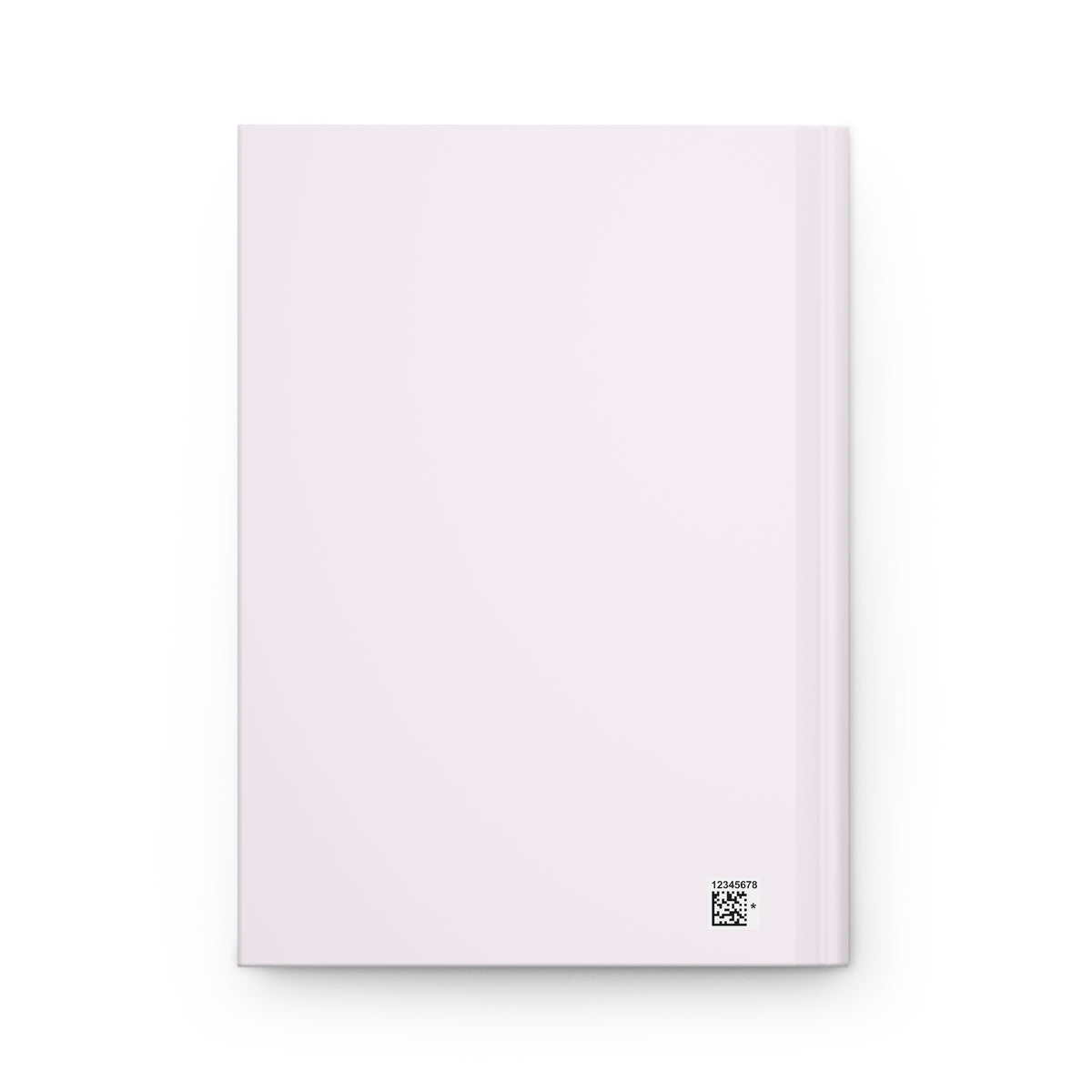 Hot Pink Flamingo Watercolor Illustrated Light Pink Hardcover Journal Matte 8"x 5.75"