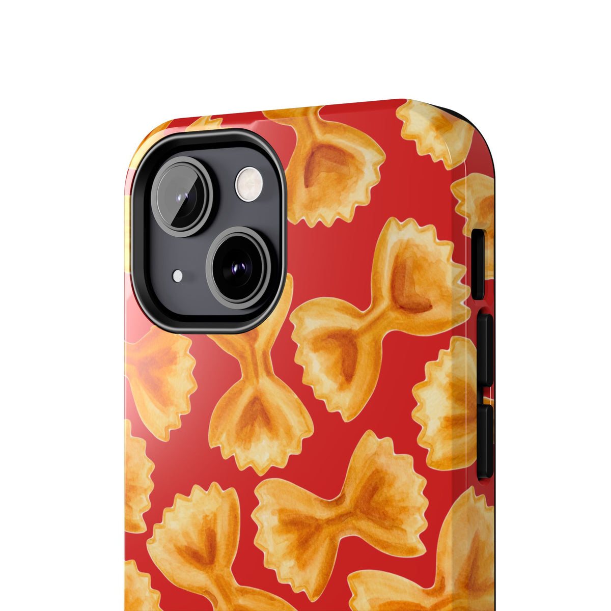 Copy of Tossed Farfalle Pasta Watercolor Illustrated Tough Phone Case | Various Models