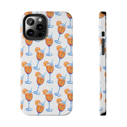 Aperol Spritz Watercolor Patterned Phone Case | Various Models iPhone 12 Pro Max