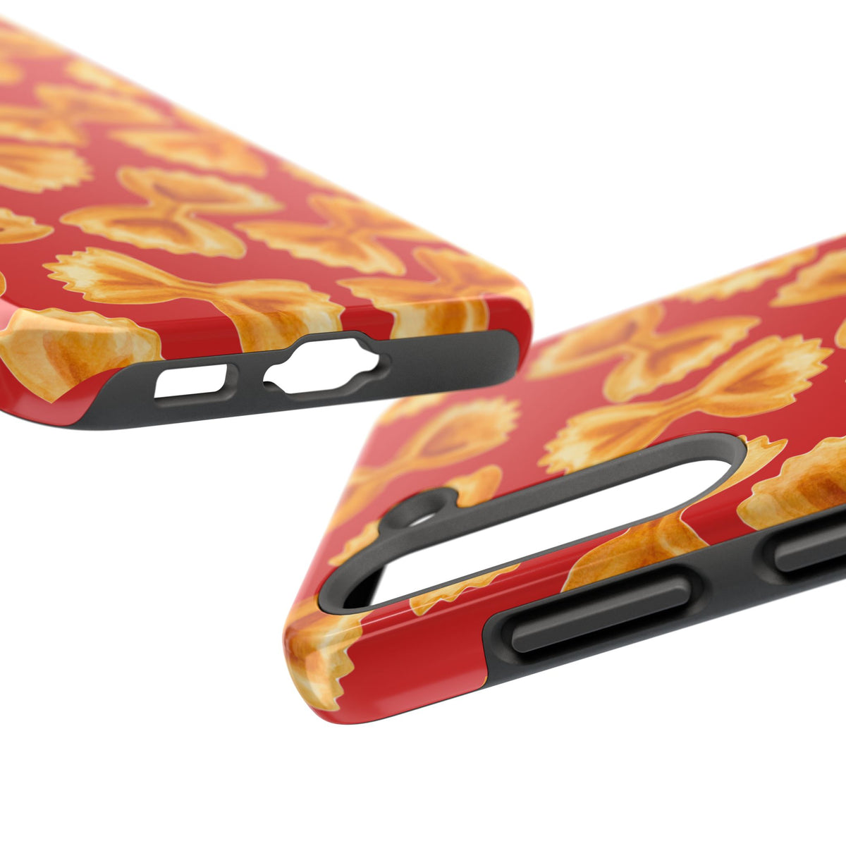 Copy of Tossed Farfalle Pasta Watercolor Illustrated Tough Phone Case | Various Models