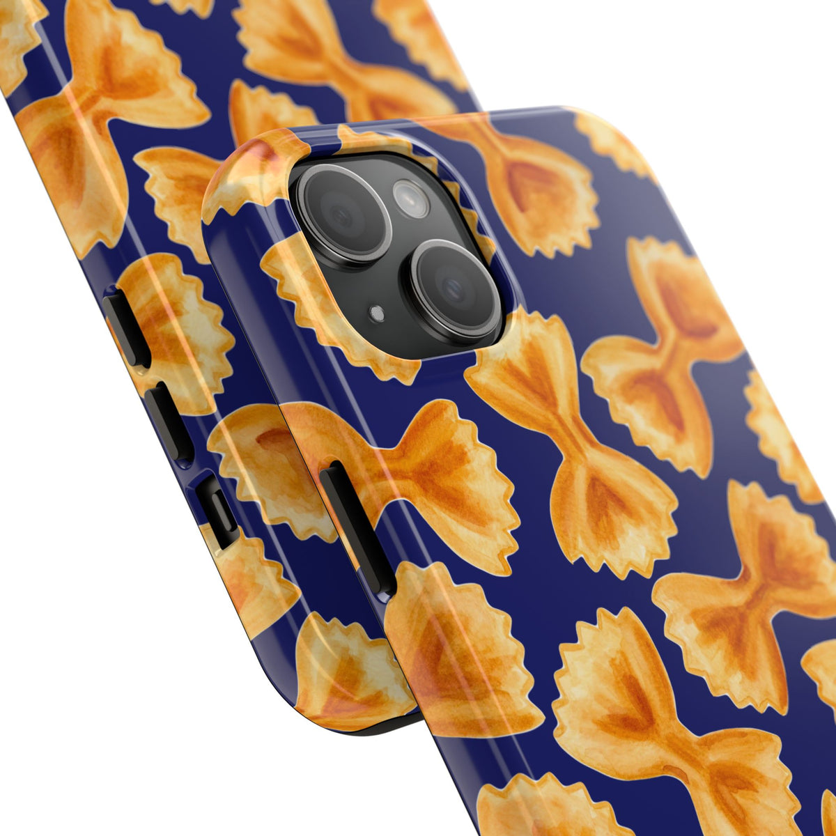 Copy of Copy of Tossed Farfalle Pasta Watercolor Illustrated Tough Phone Case | Various Models