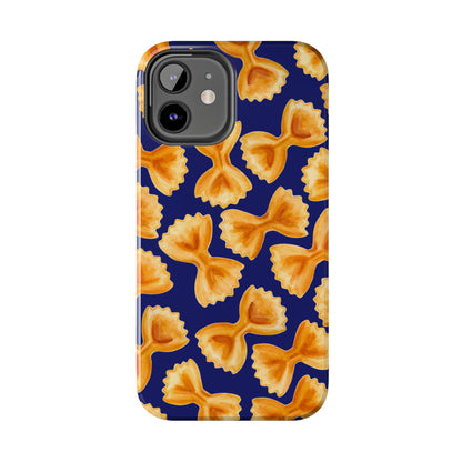 Copy of Copy of Tossed Farfalle Pasta Watercolor Illustrated Tough Phone Case | Various Models