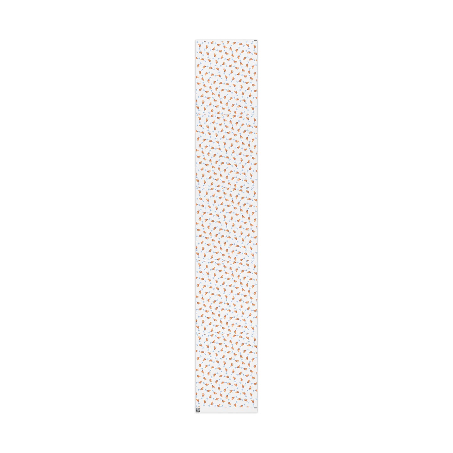 Aperol Spritz Gift Wrap Tossed Pattern | Matte or Glossy 30" x 180" Matte