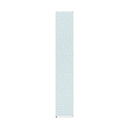 Gift Wrap | Pale Blue Watercolor Martini Tossed Pattern | Matte or Glossy 30" x 180" Matte