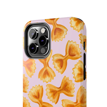 Copy of Copy of Copy of Tossed Farfalle Pasta Watercolor Illustrated Tough Phone Case | Various Models