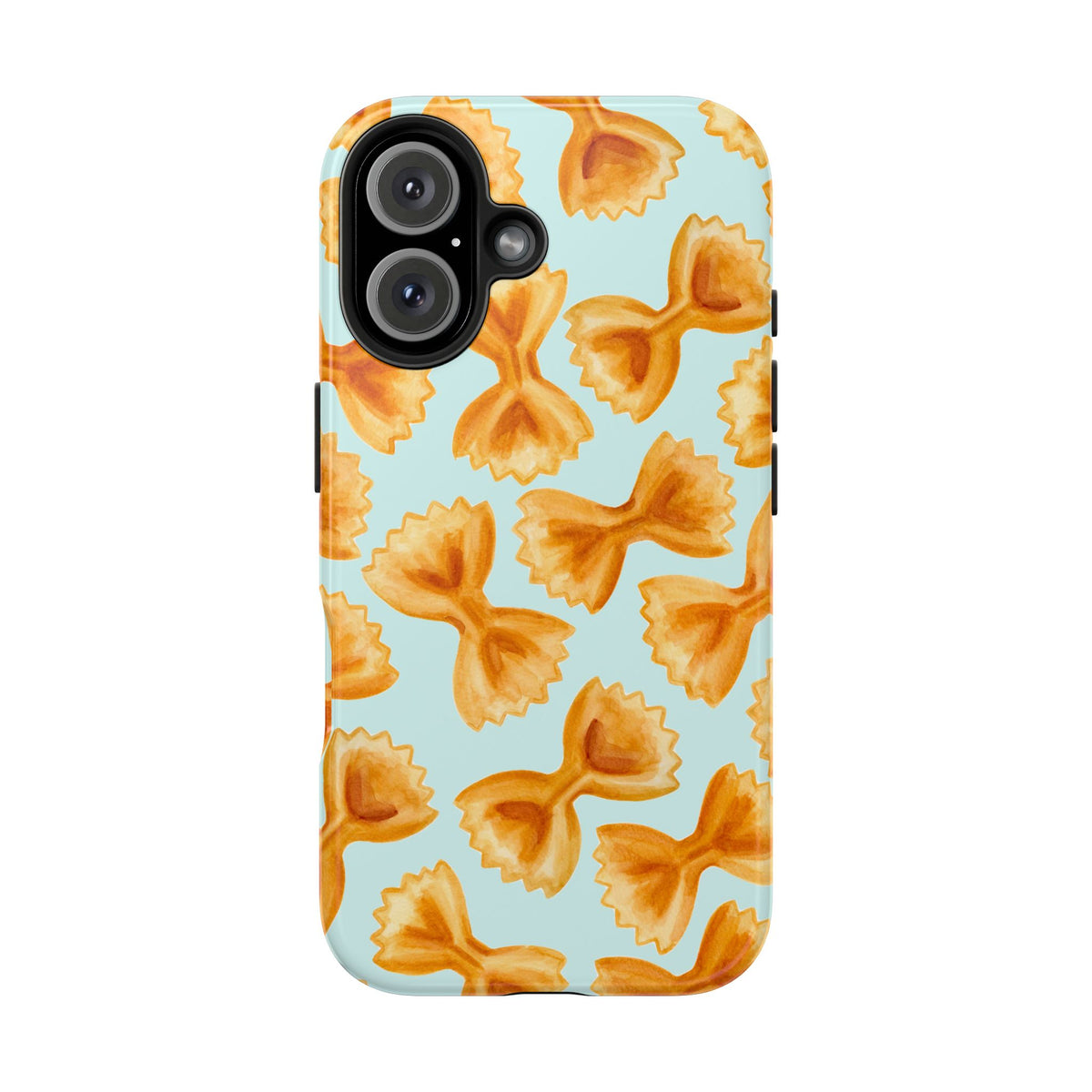 Copy of Copy of Copy of Copy of Tossed Farfalle Pasta Watercolor Illustrated Tough Phone Case | Various Models iPhone 16