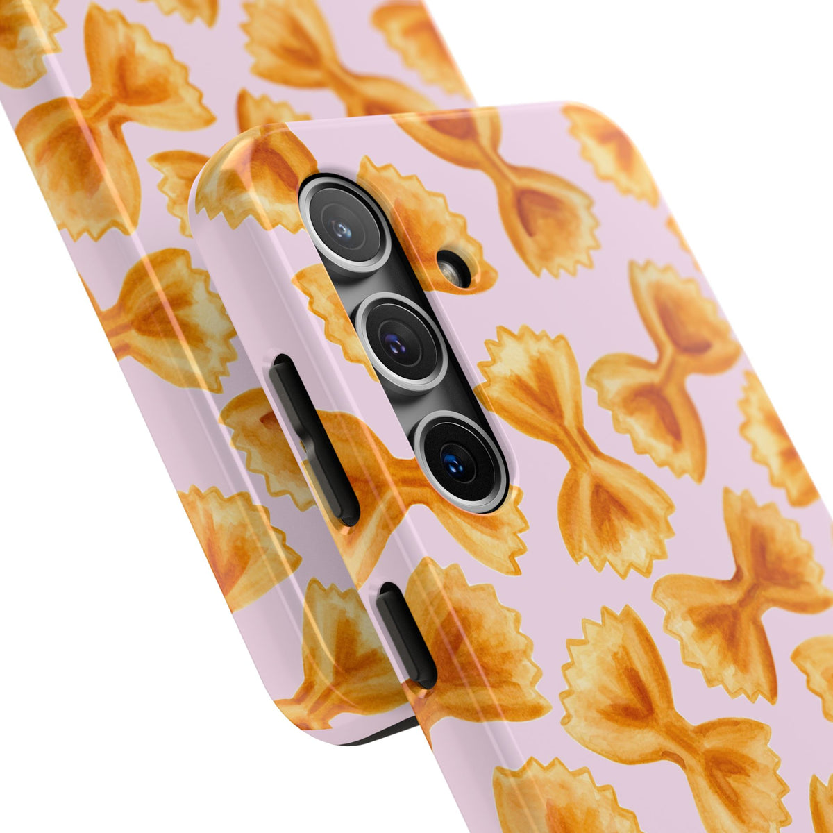 Copy of Copy of Copy of Tossed Farfalle Pasta Watercolor Illustrated Tough Phone Case | Various Models