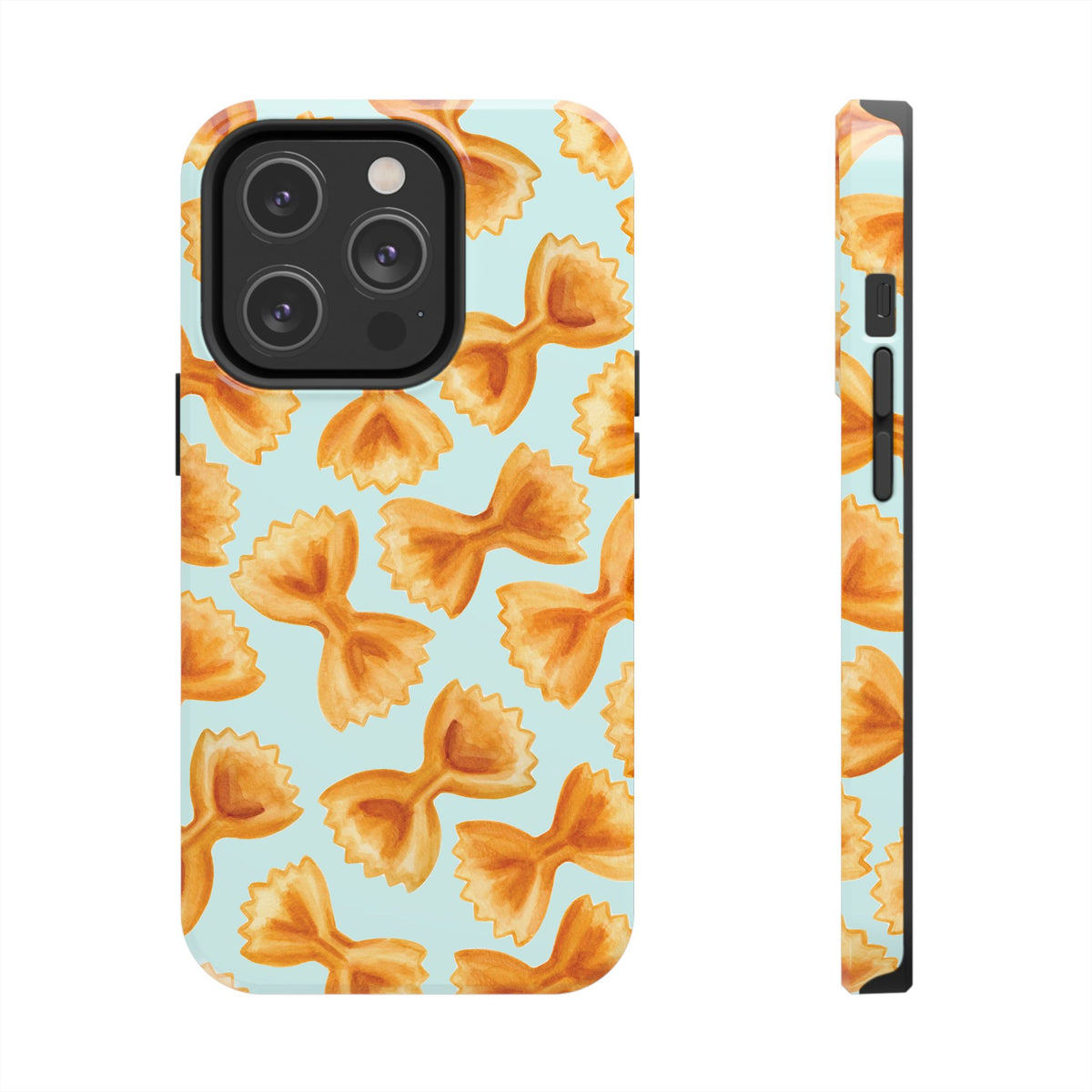 Copy of Copy of Copy of Copy of Tossed Farfalle Pasta Watercolor Illustrated Tough Phone Case | Various Models