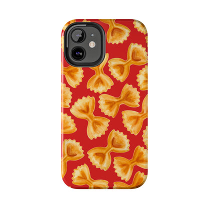 Copy of Tossed Farfalle Pasta Watercolor Illustrated Tough Phone Case | Various Models