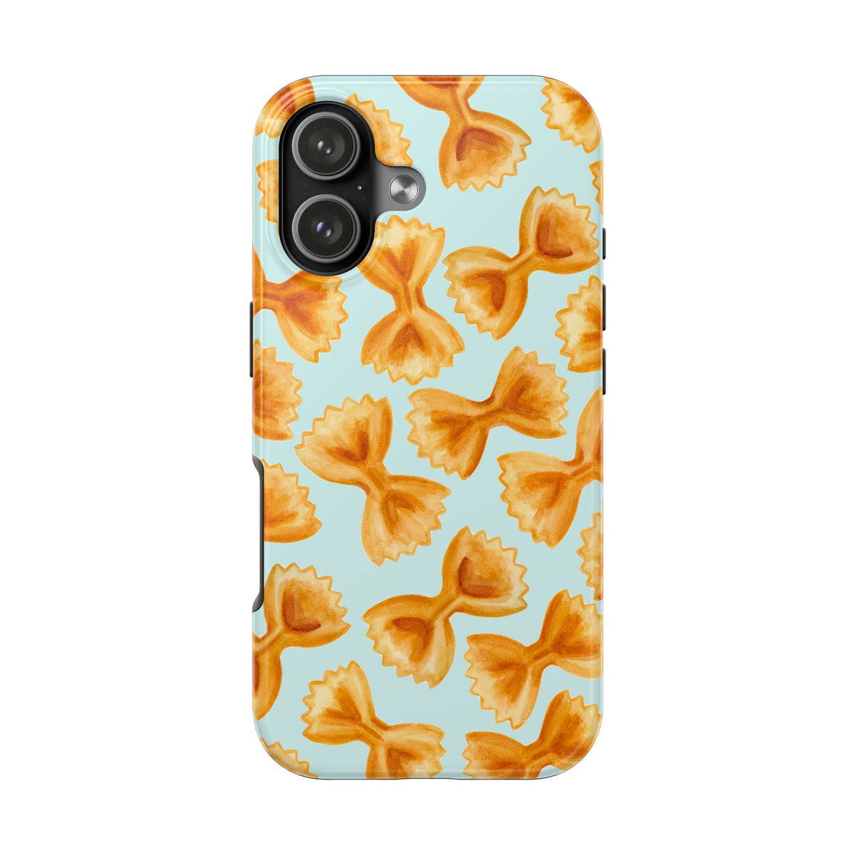 Copy of Copy of Copy of Copy of Tossed Farfalle Pasta Watercolor Illustrated Tough Phone Case | Various Models iPhone 17