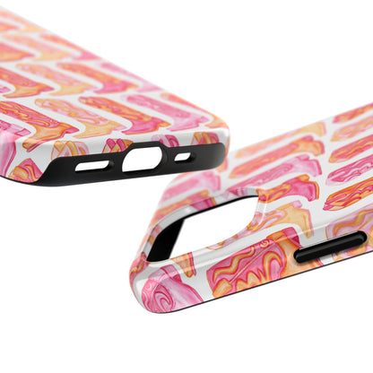 Rows of Hot Pink & Orange Cowboy Boots Tough Phone Cases | Various Models Available