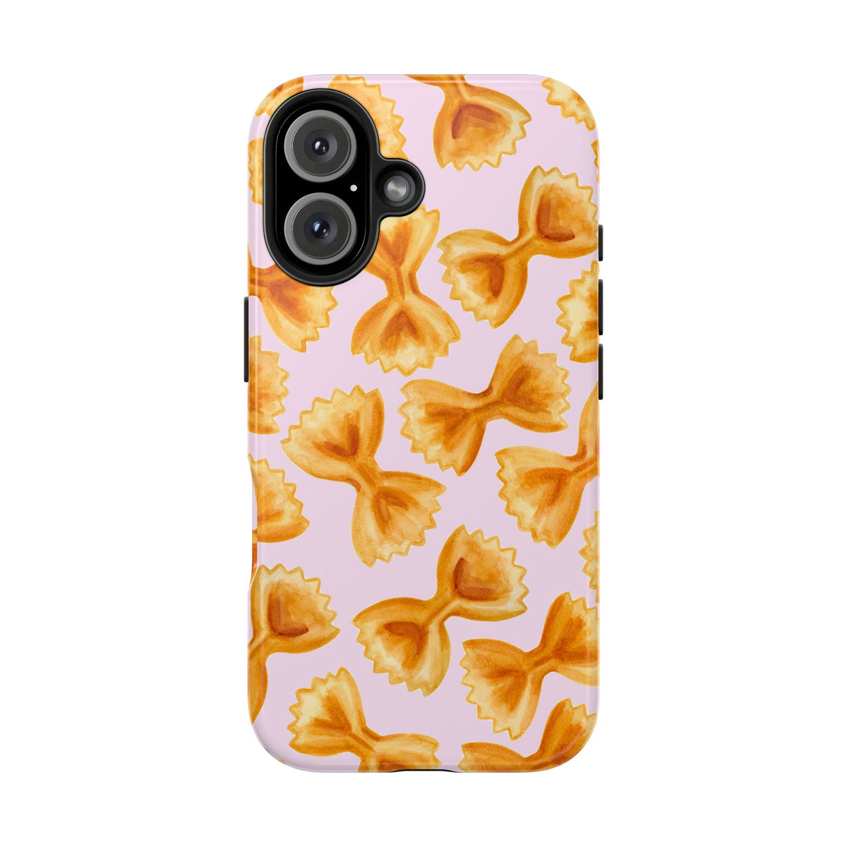 Copy of Copy of Copy of Tossed Farfalle Pasta Watercolor Illustrated Tough Phone Case | Various Models iPhone 16